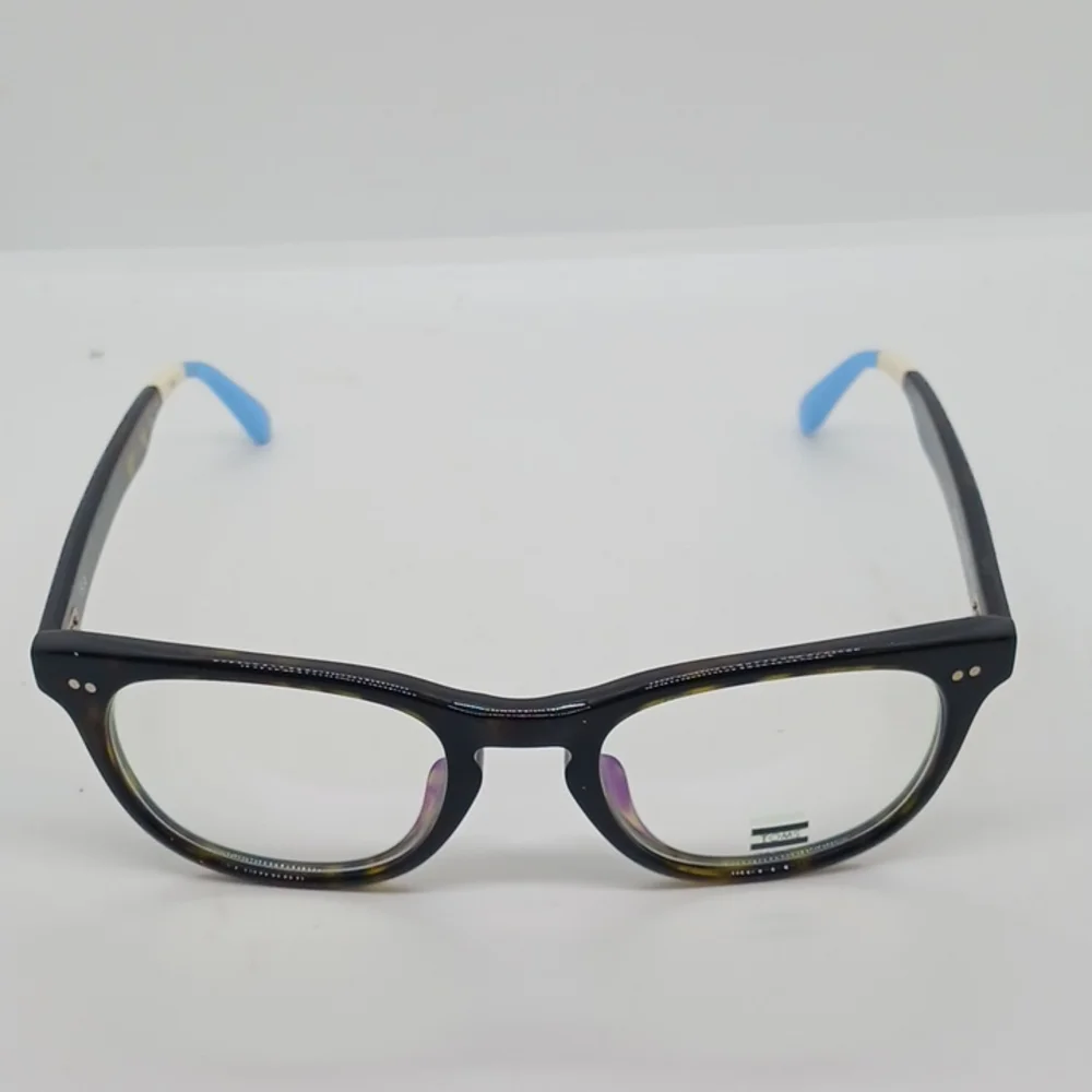 NWT WOMEN'S TOMS EYEGLASS FRAMES ISA TORTOISE LIGHT BLUE